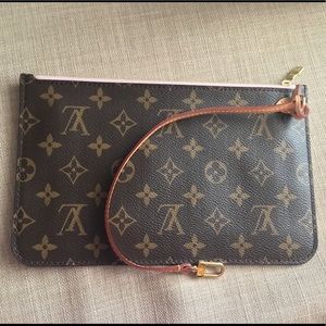 💝Louis Vuitton Neverfull MM Pouch Ballerine